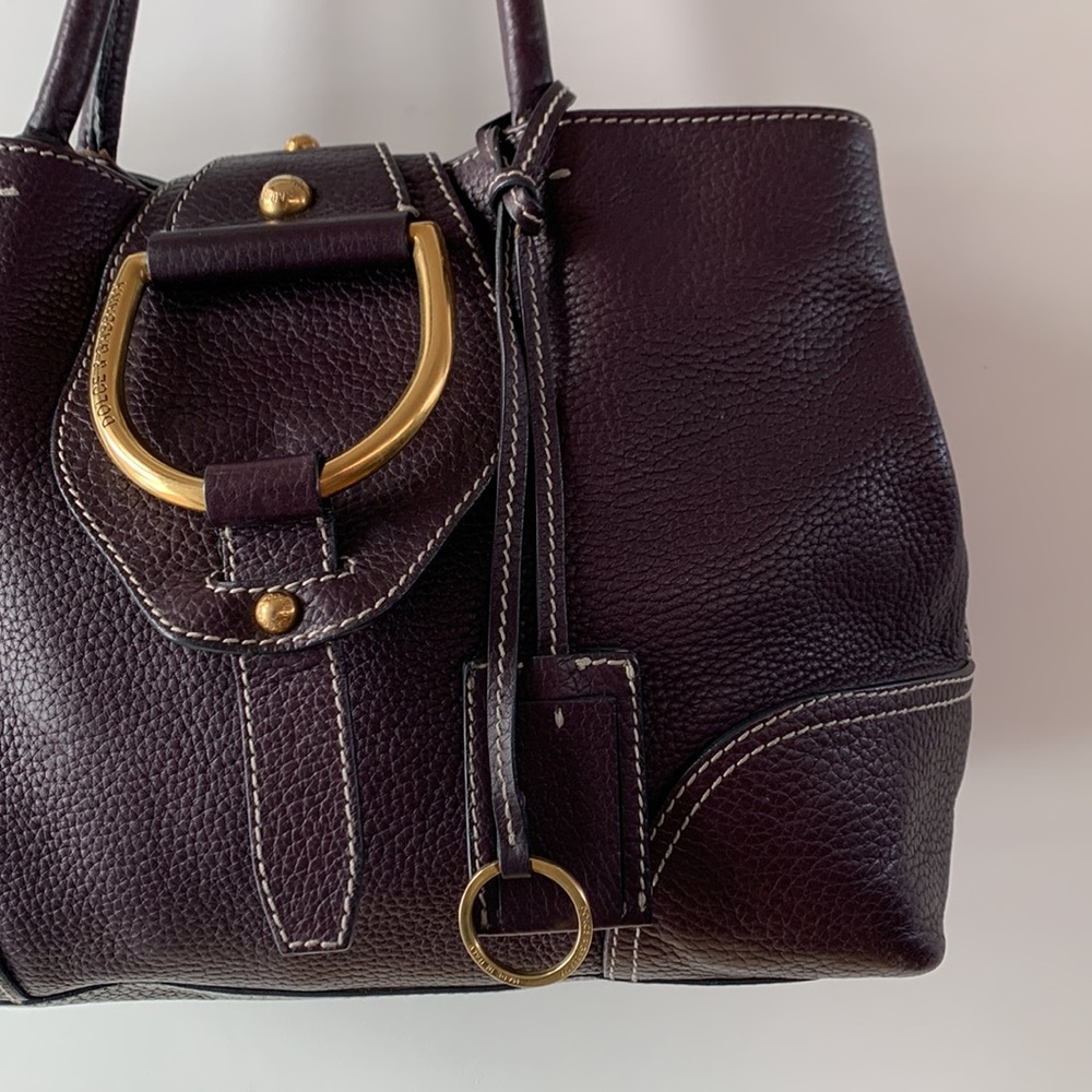 Vintage Dolce & Gabbana Deep Plum Purse - Picture 4 of 10